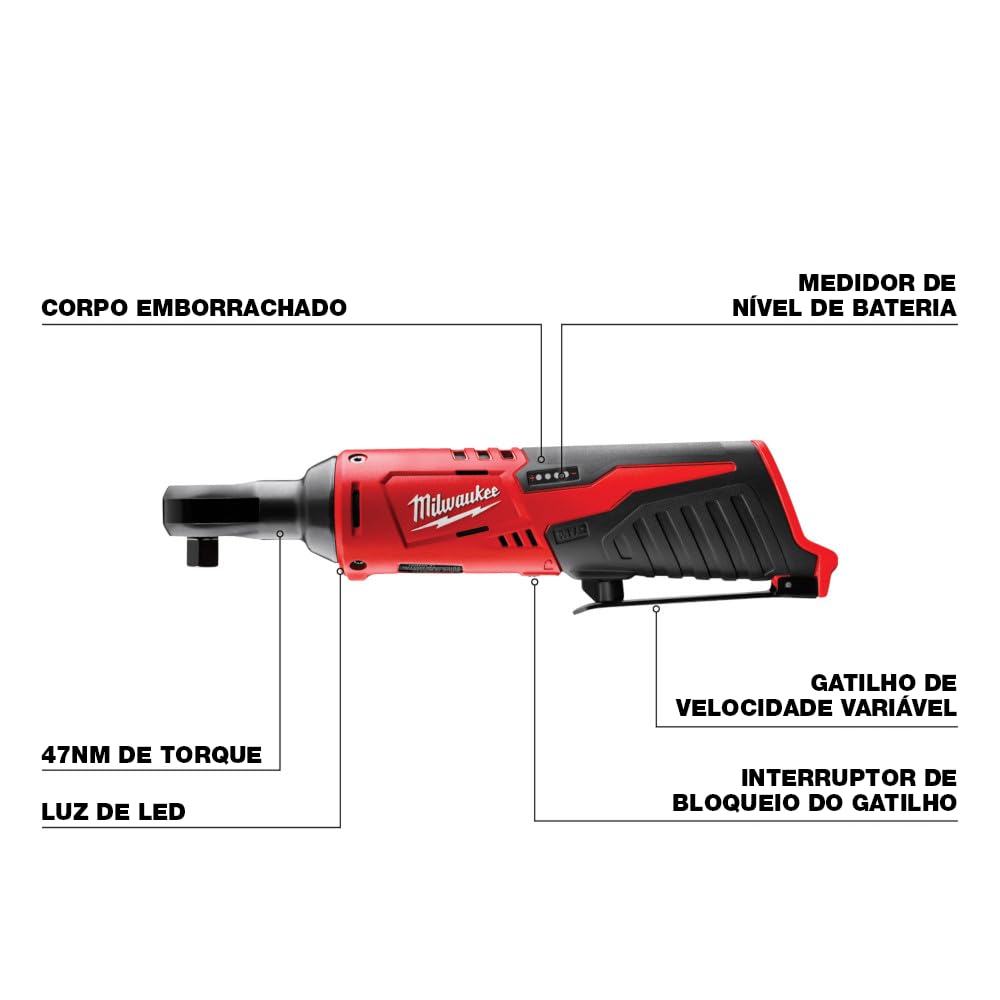 M12™ Cordless 3/8" Ratchet (Tool Only)