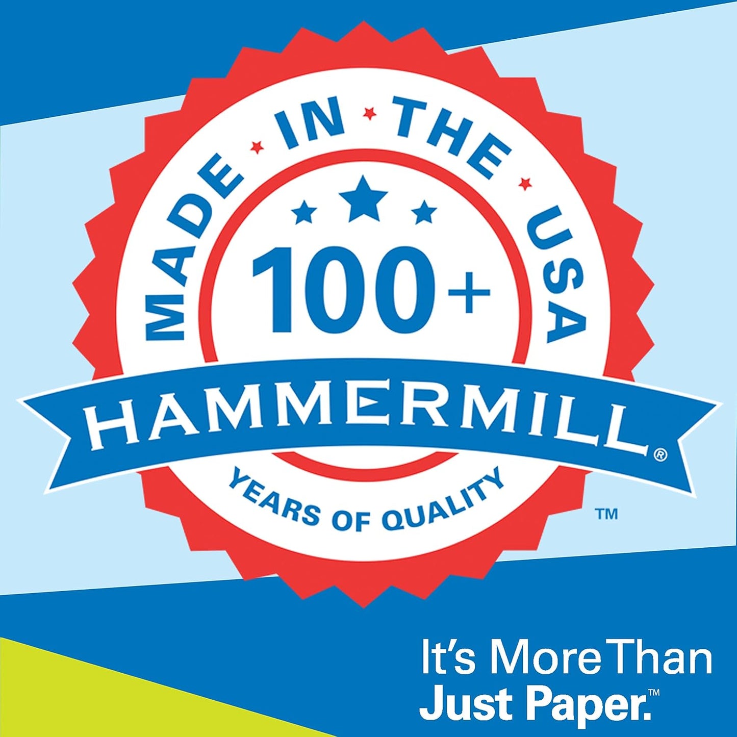 Hammermill Printer Paper, Multipurpose Inkjet Paper 24 lb, 8.5 x 11 - 5 Ream (2,500 Sheets) - 96 Bright, Made in the USA, 105050C