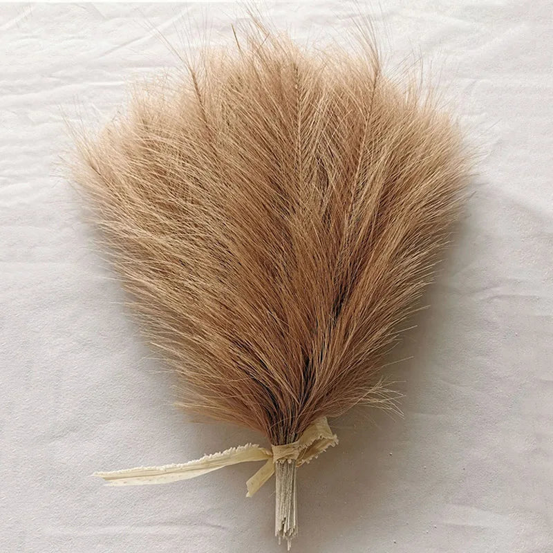 Artificial Fluffy Pampas Grass Bouquet Wedding Party Decoration Flowers Room Home Decor Flower